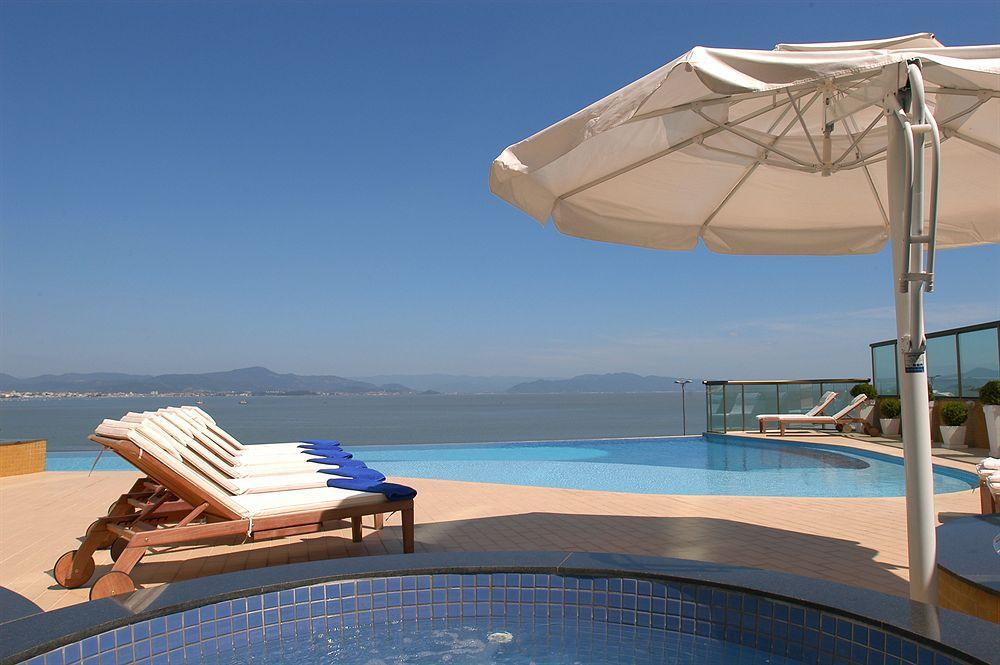 Majestic Palace Hotel ฟลอเรียนอโปลิส ภายนอก รูปภาพ The pool at the hotel